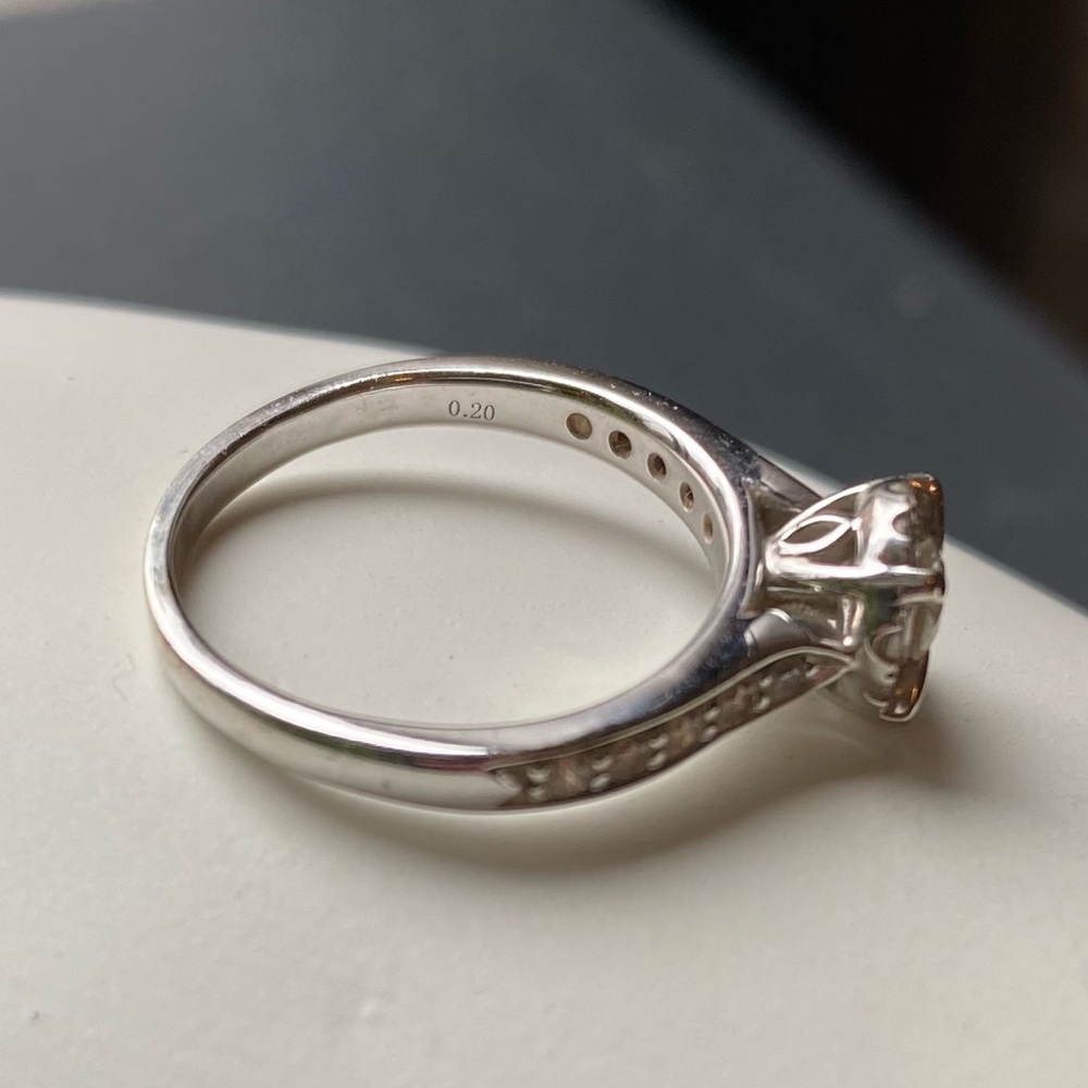 Helzberg 14KW 1/2 CTW Diamond Ring, Engagement Wedding, Bridal - Picture 5 of 17